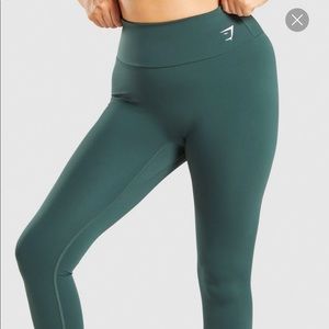 Gymshark Training 7/8 Leggings - Dark Green